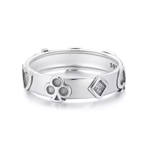 (afbeelding voor) PANDORA Style Poker Ring - SCR1036