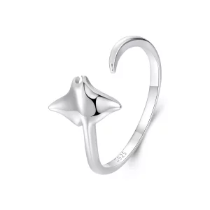 PANDORA Stijl Manta Rog Open Ring - SCR1037-E (afbeelding voor) PANDORA Stijl Manta Rog Open Ring - SCR1037-E
