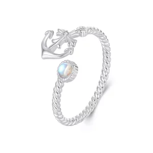 PANDORA Stijl Anker Open Ring - SCR1044-E (afbeelding voor) PANDORA Stijl Anker Open Ring - SCR1044-E
