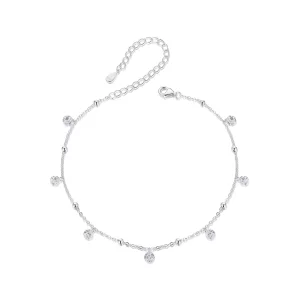 PANDORA Stijl Slimme en glinsterende enkelband - SCT025 (afbeelding voor) PANDORA Stijl Slimme en glinsterende enkelband - SCT025