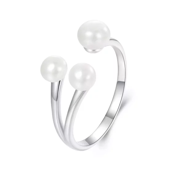 (afbeelding voor) Elegante parelring in PANDORA-stijl - BSR574-E