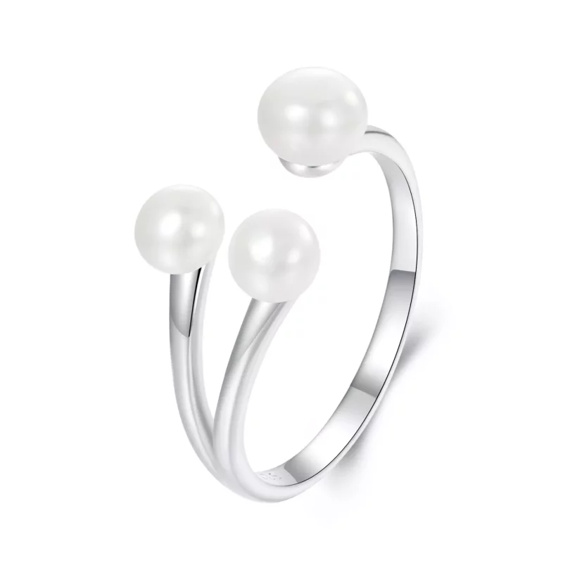 (afbeelding voor) Elegante parelring in PANDORA-stijl - BSR574-E