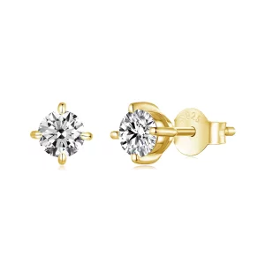 (afbeelding voor) PANDORA Stijl 0.5ct Moissanite Oorbellen - MSE038-BM