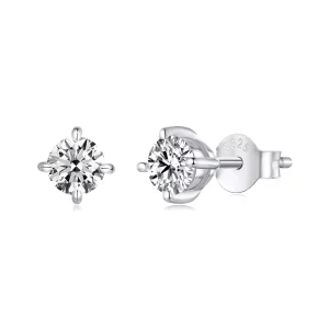 (afbeelding voor) PANDORA Stijl 0.5ct Moissanite Oorbellen - MSE038-M