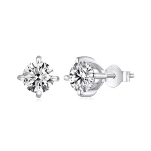 (afbeelding voor) PANDORA Stijl 1ct Moissanite Oorbellen - MSE038-L