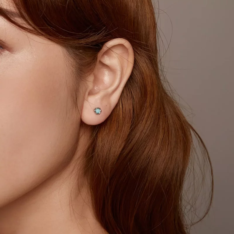 (afbeelding voor) PANDORA Stijl Amazoniet oorbellen - BSE1056 - Bekijken 9