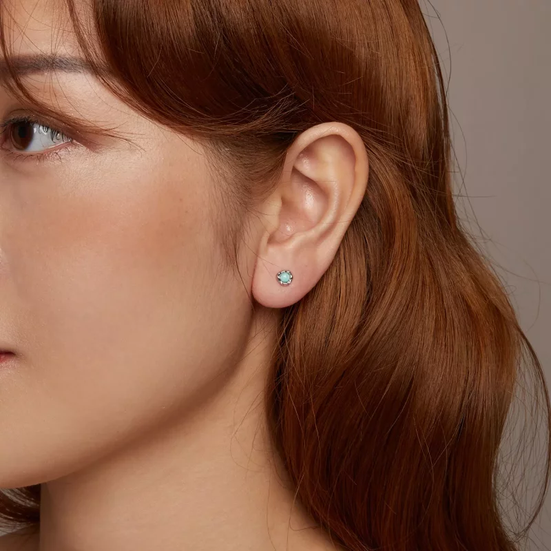 (afbeelding voor) PANDORA Stijl Amazoniet oorbellen - BSE1056 - Bekijken 10