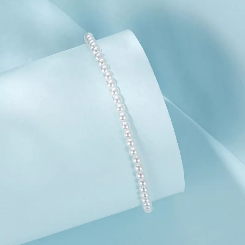 (afbeelding voor) PANDORA-stijl Australische witte parelarmband - SCB280 - Bekijken 2