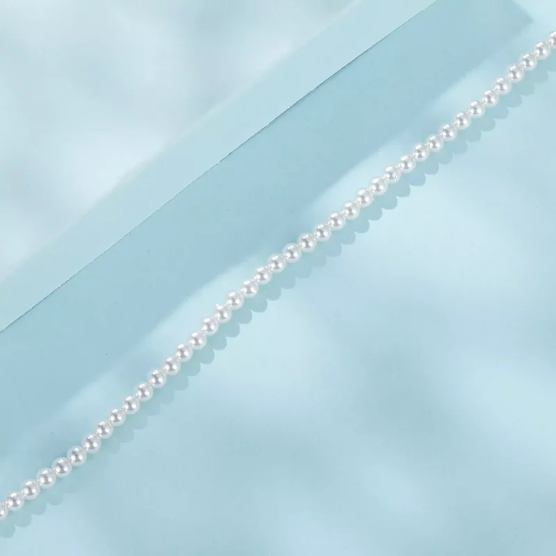 (afbeelding voor) PANDORA-stijl Australische witte parelarmband - SCB280 - Bekijken 4
