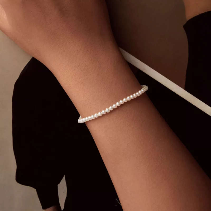 (afbeelding voor) PANDORA-stijl Australische witte parelarmband - SCB280 - Bekijken 5