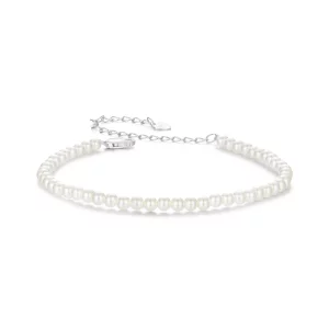 PANDORA-stijl Australische witte parelarmband - SCB280 (afbeelding voor) PANDORA-stijl Australische witte parelarmband - SCB280
