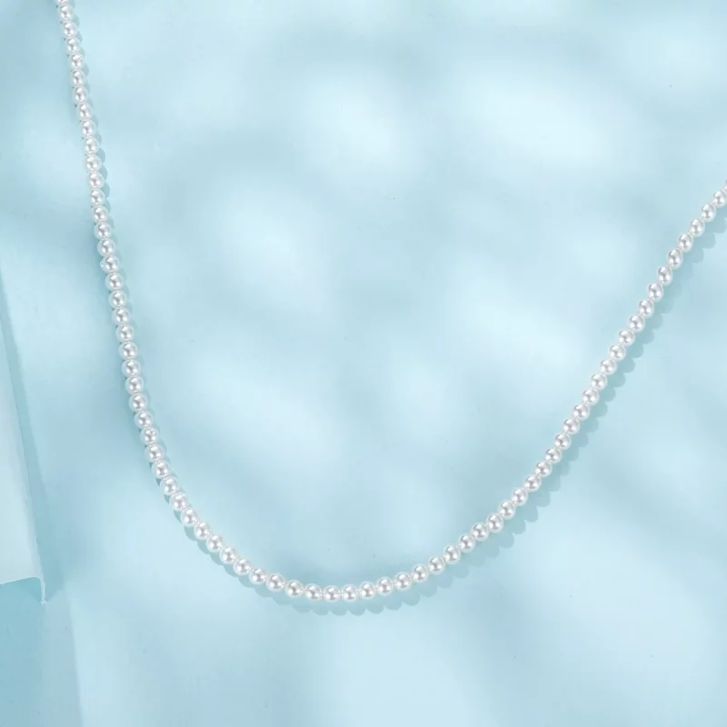 (afbeelding voor) PANDORA-stijl Australische witte parelketting - SCN526 - Bekijken 4