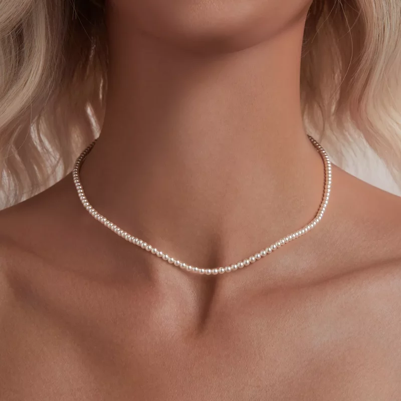 (afbeelding voor) PANDORA-stijl Australische witte parelketting - SCN526 - Bekijken 6