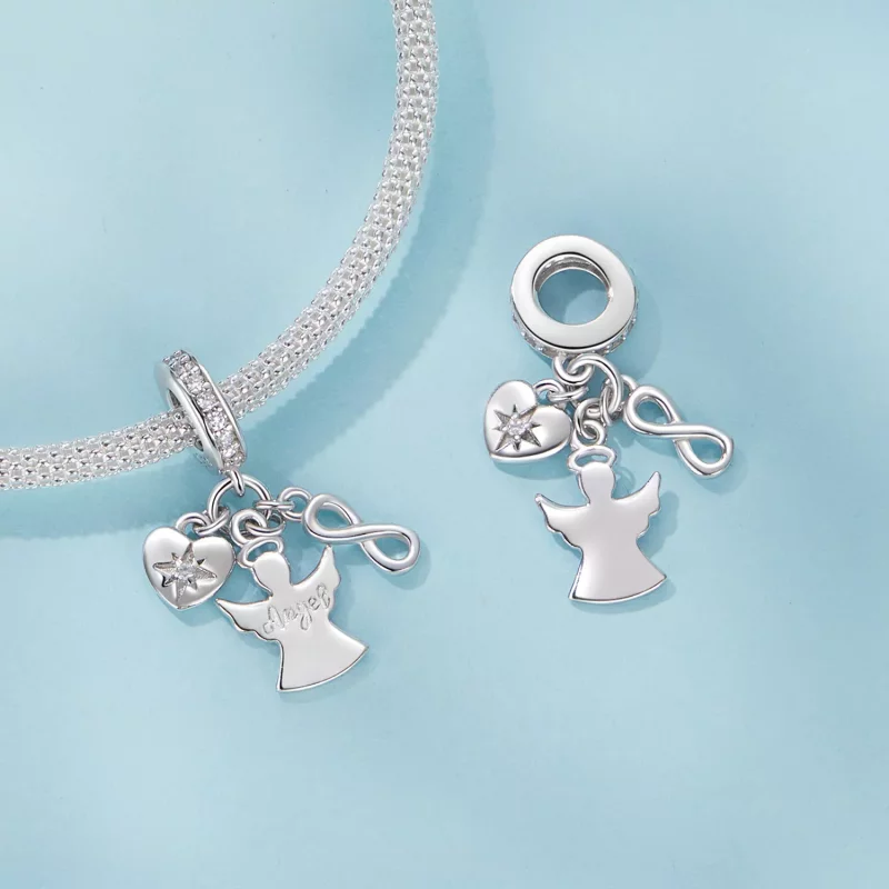 (afbeelding voor) PANDORA Stijl Beschermengel Hanger - SCC2902 - Bekijken 4