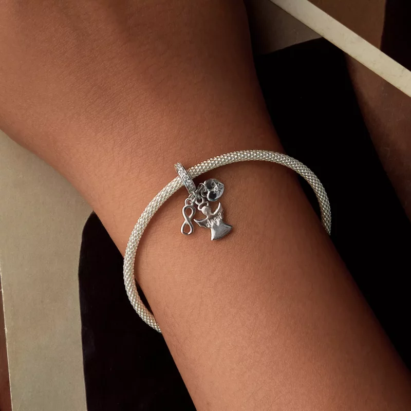 (afbeelding voor) PANDORA Stijl Beschermengel Hanger - SCC2902 - Bekijken 5
