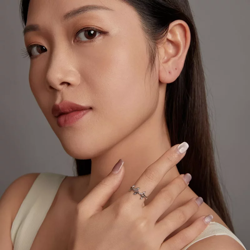 (afbeelding voor) PANDORA Stijl Blad Ring - BSR581 - Bekijken 3