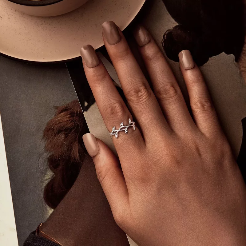 (afbeelding voor) PANDORA Stijl Blad Ring - BSR581 - Bekijken 5