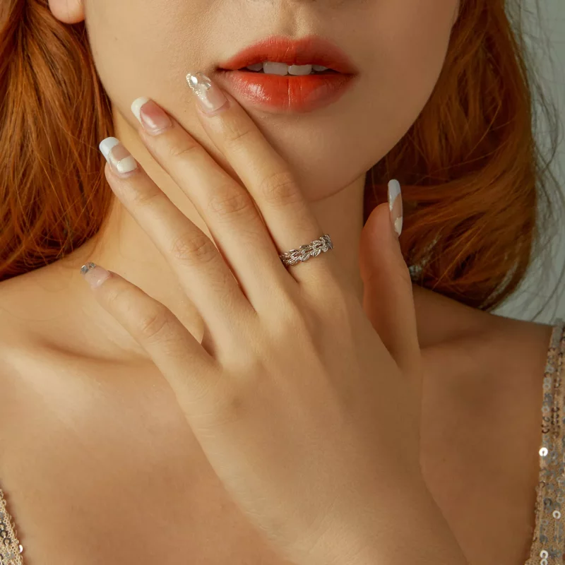 (afbeelding voor) PANDORA Stijl Blad Ring - BSR600 - Bekijken 3