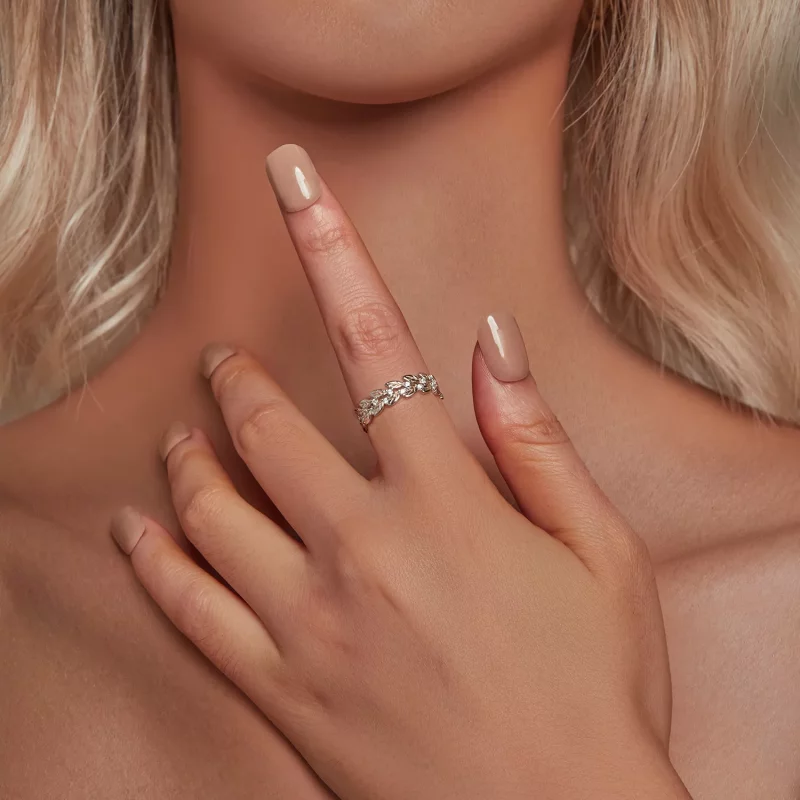 (afbeelding voor) PANDORA Stijl Blad Ring - BSR600 - Bekijken 7