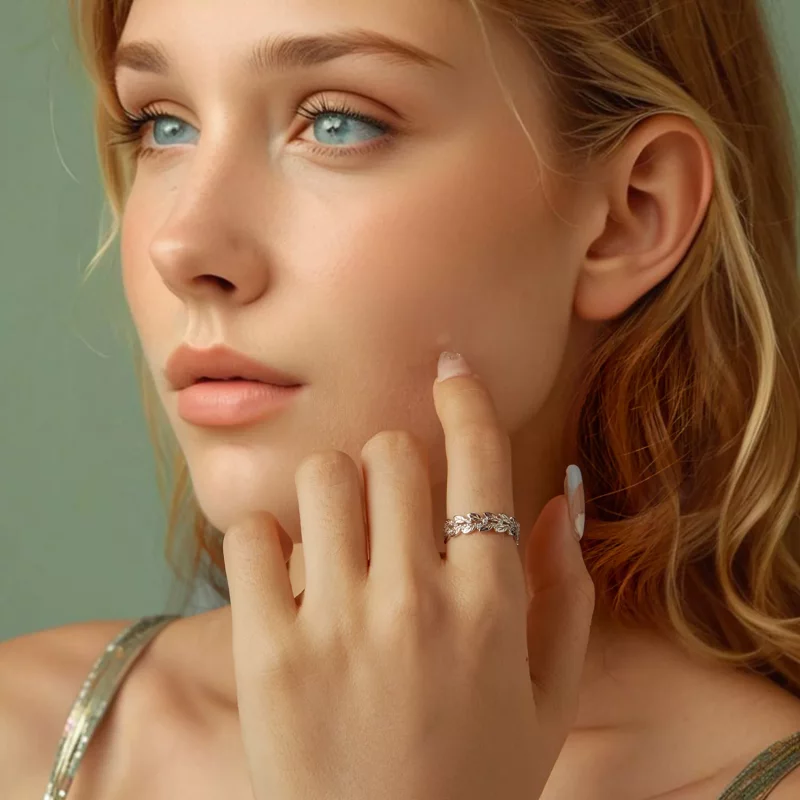 (afbeelding voor) PANDORA Stijl Blad Ring - BSR600 - Bekijken 8
