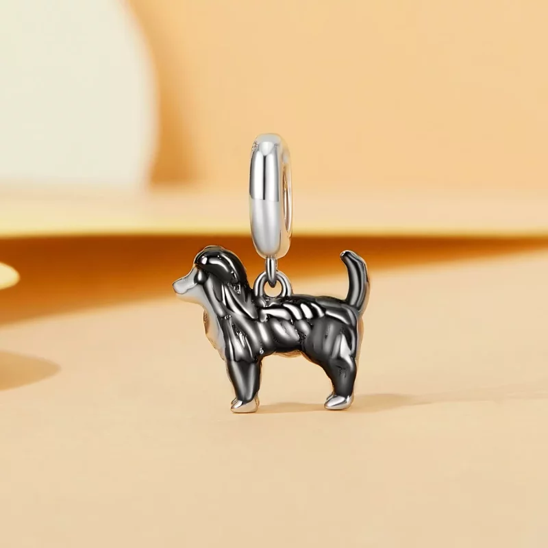 (afbeelding voor) PANDORA Stijl Border Collie Hanger - SCC2836 - Bekijken 2