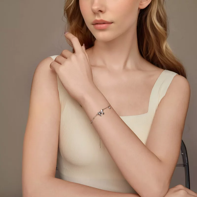 (afbeelding voor) PANDORA Stijl Bow armband - BSB187 - Bekijken 7