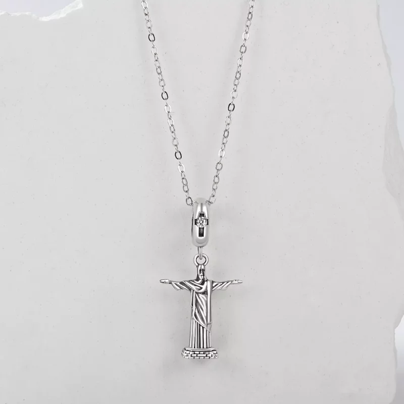 (afbeelding voor) PANDORA-stijl Christus de Verlosser-hanger - SCC2875 - Bekijken 3