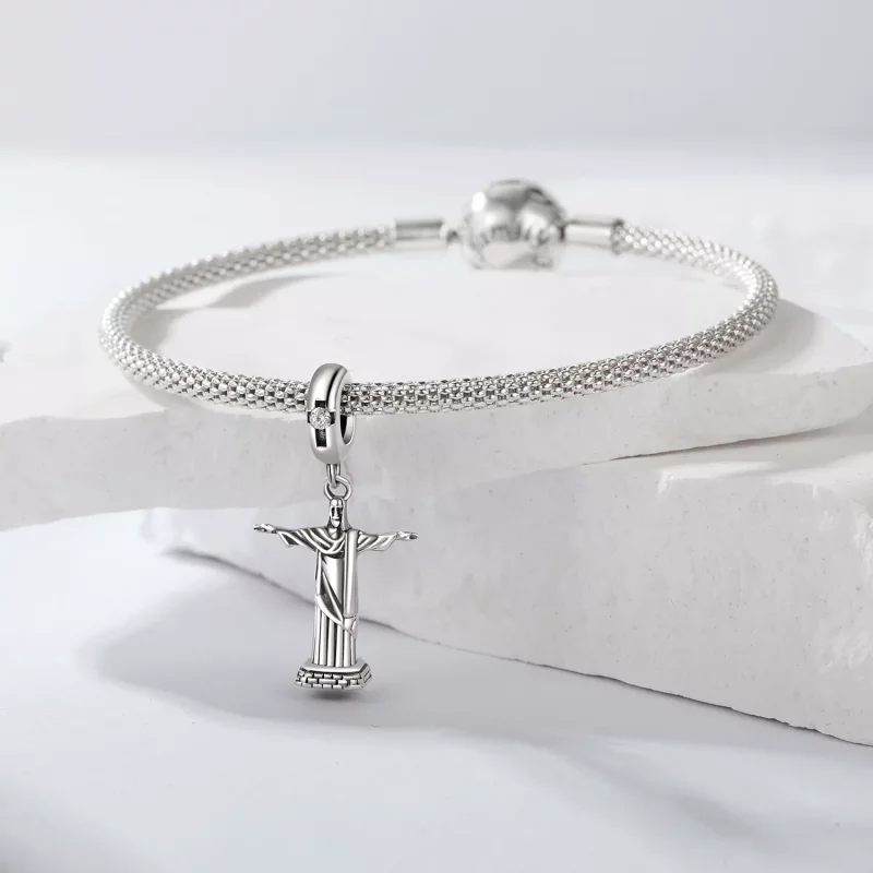 (afbeelding voor) PANDORA-stijl Christus de Verlosser-hanger - SCC2875 - Bekijken 4