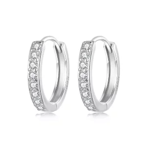 PANDORA Stijl Eenvoudige sterling zilveren oorbellen - BSE1060-AM (afbeelding voor) PANDORA Stijl Eenvoudige sterling zilveren oorbellen - BSE1060-AM