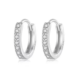 (afbeelding voor) PANDORA Stijl Eenvoudige sterling zilveren oorbellen - BSE1060-AS