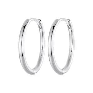 PANDORA Stijl Eenvoudige sterling zilveren oorbellen - SCE1772-L (afbeelding voor) PANDORA Stijl Eenvoudige sterling zilveren oorbellen - SCE1772-L