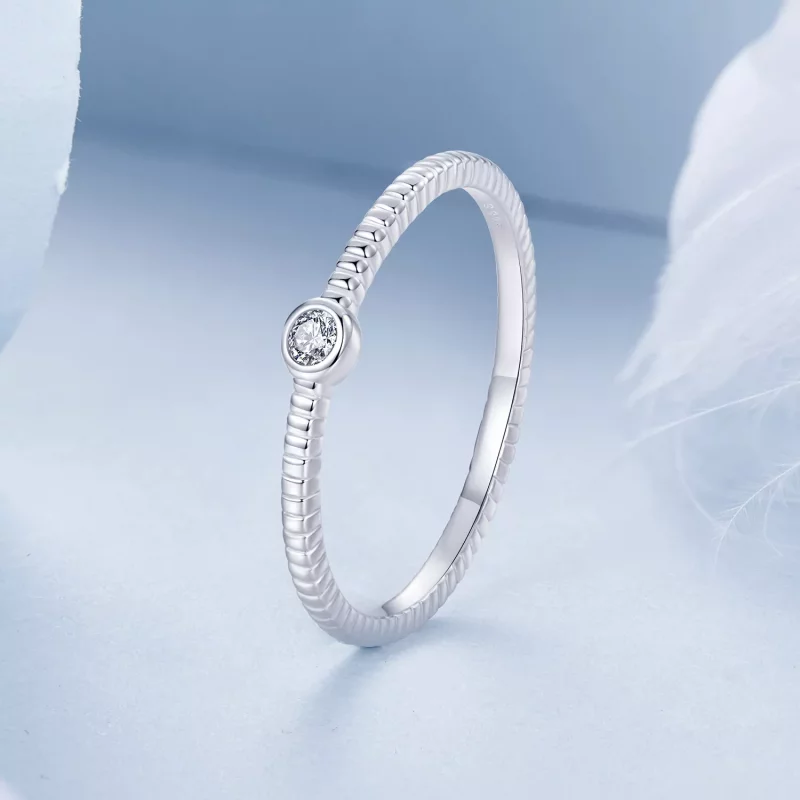 (afbeelding voor) PANDORA Stijl Exquise kleine enkele ring - BSR577 - Bekijken 2