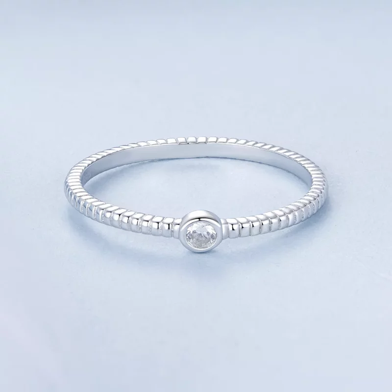 (afbeelding voor) PANDORA Stijl Exquise kleine enkele ring - BSR577 - Bekijken 3