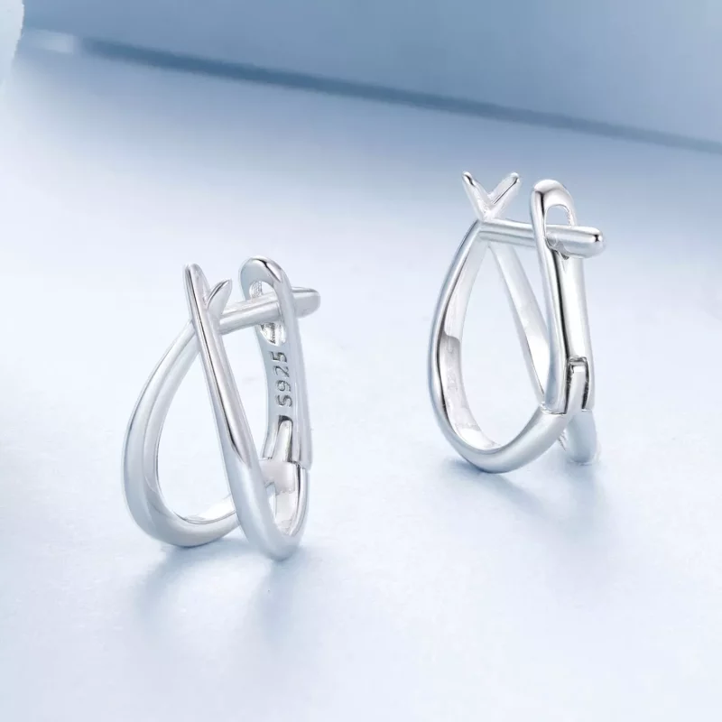 (afbeelding voor) PANDORA Stijl Exquisite zilveren oorbel - BSE1053 - Bekijken 3