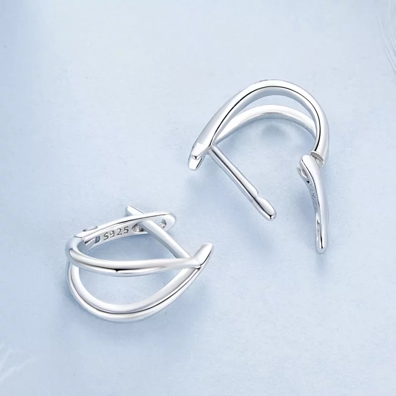 (afbeelding voor) PANDORA Stijl Exquisite zilveren oorbel - BSE1053 - Bekijken 4