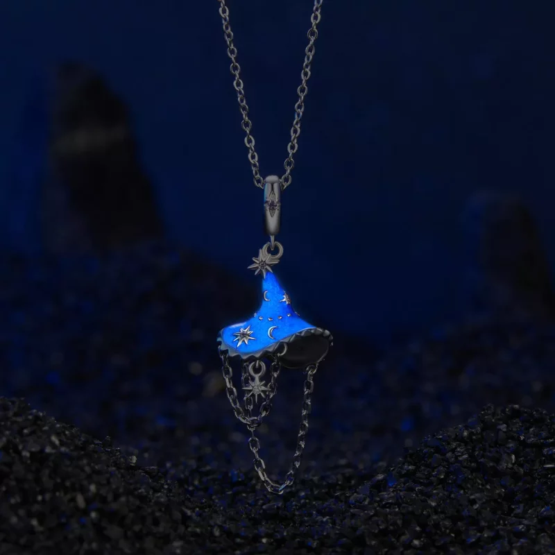 (afbeelding voor) PANDORA-stijl Glow in the Dark Heksenhoed - SCC2894 - Bekijken 4