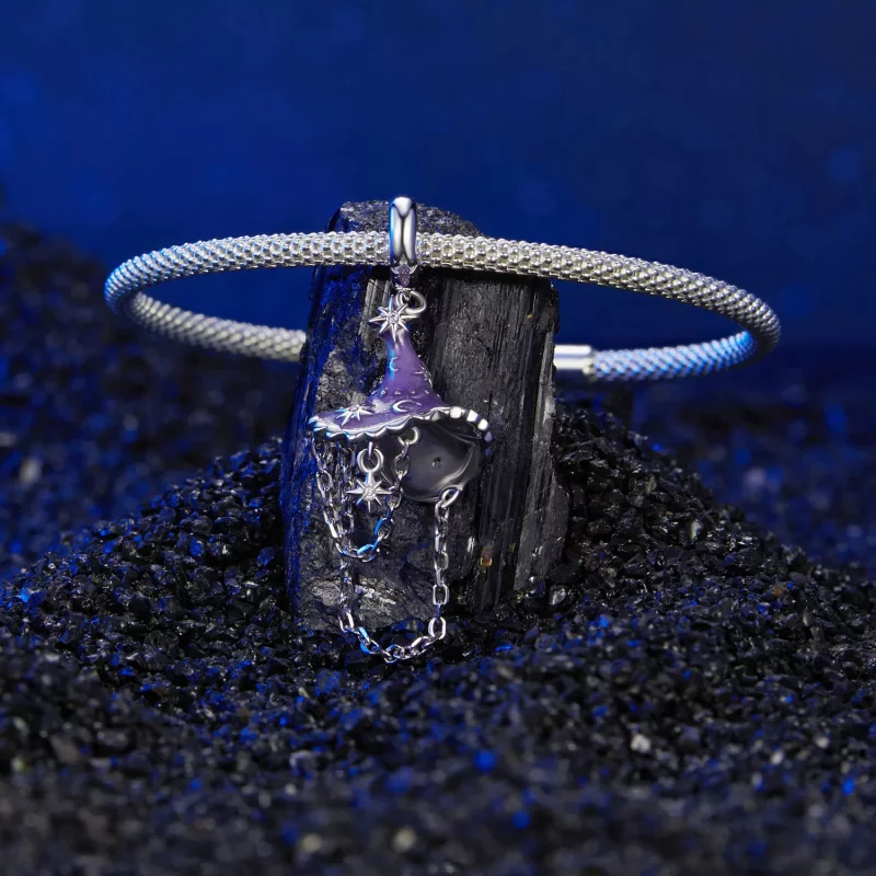 (afbeelding voor) PANDORA-stijl Glow in the Dark Heksenhoed - SCC2894 - Bekijken 5