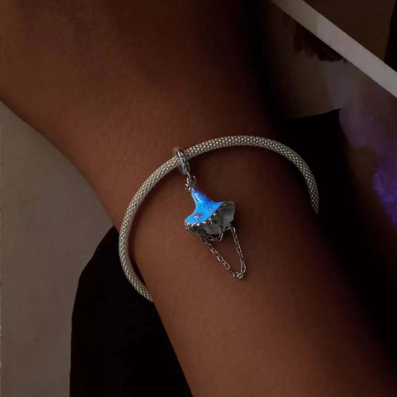 (afbeelding voor) PANDORA-stijl Glow in the Dark Heksenhoed - SCC2894 - Bekijken 8