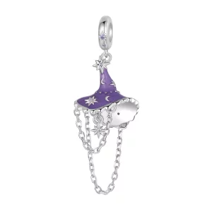 PANDORA-stijl Glow in the Dark Heksenhoed - SCC2894 (afbeelding voor) PANDORA-stijl Glow in the Dark Heksenhoed - SCC2894