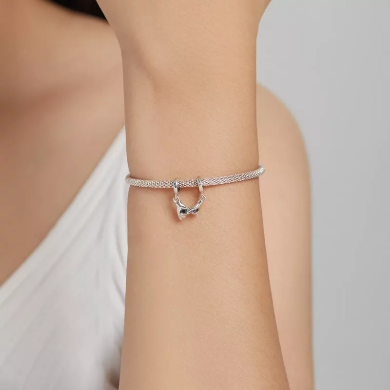 (afbeelding voor) PANDORA Stijl Hand in hand overeenkomst - BSC505 - Bekijken 5