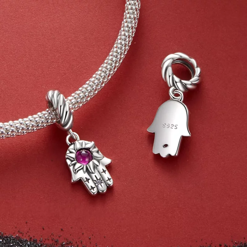 (afbeelding voor) PANDORA Stijl Hand van Fatima Hanger - SCC2848 - Bekijken 4