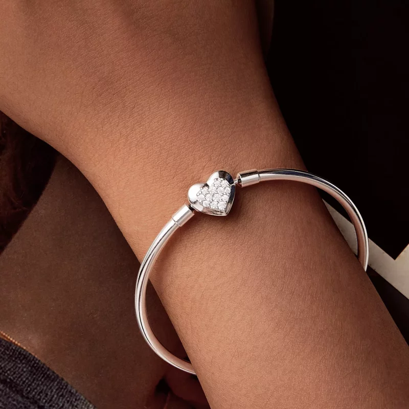 (afbeelding voor) PANDORA Stijl Hart Basis Armband - BSB192 - Bekijken 3