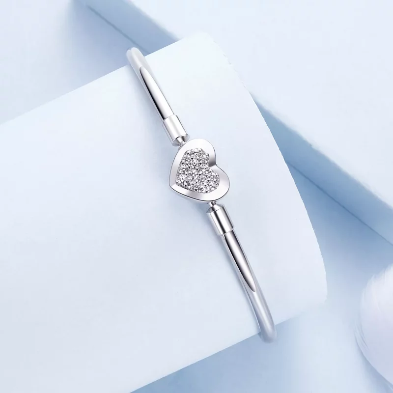 (afbeelding voor) PANDORA Stijl Hart Basis Armband - BSB192 - Bekijken 2