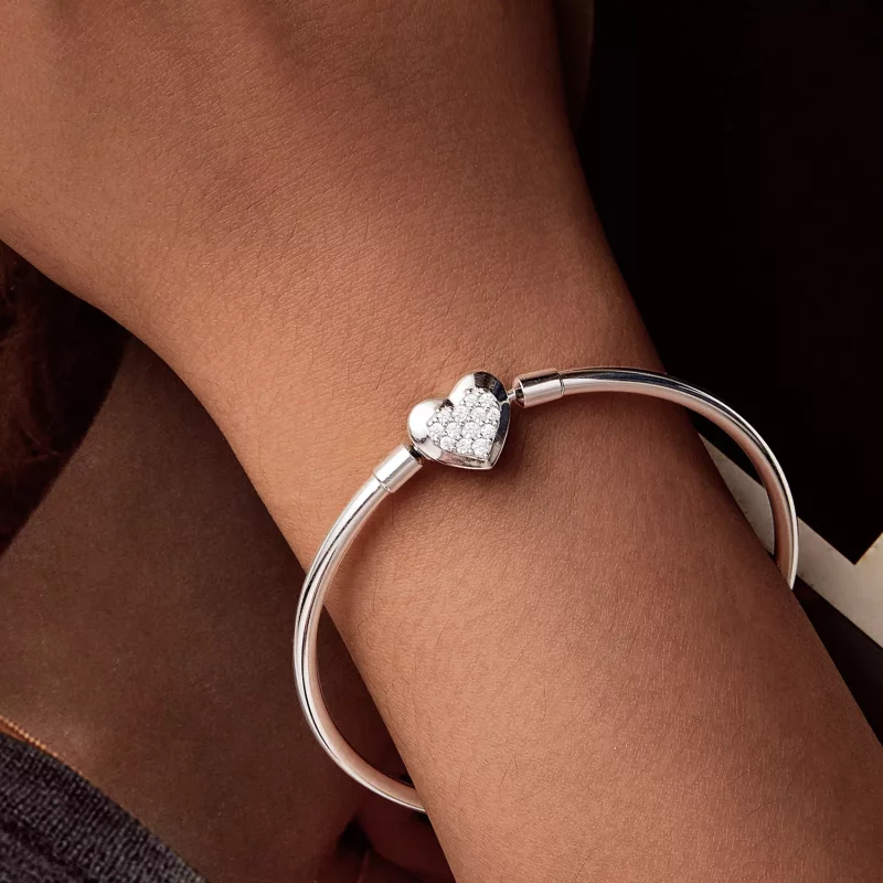 (afbeelding voor) PANDORA Stijl Hart Basis Armband - BSB192 - Bekijken 5