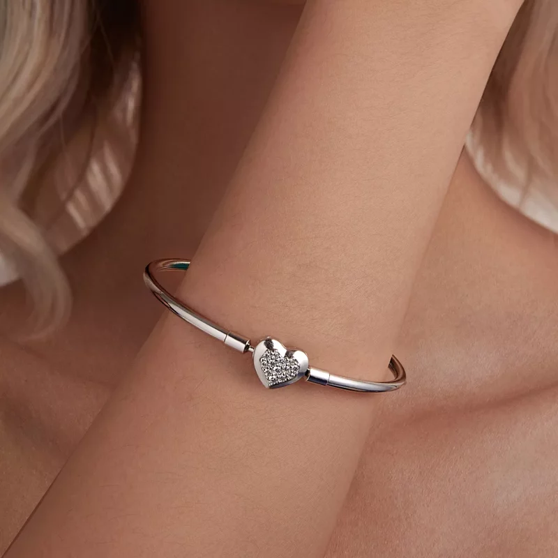 (afbeelding voor) PANDORA Stijl Hart Basis Armband - BSB192 - Bekijken 6