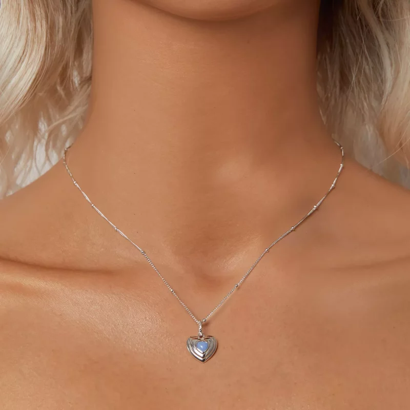 (afbeelding voor) PANDORA Stijl Hart ketting - BSN375 - Bekijken 5
