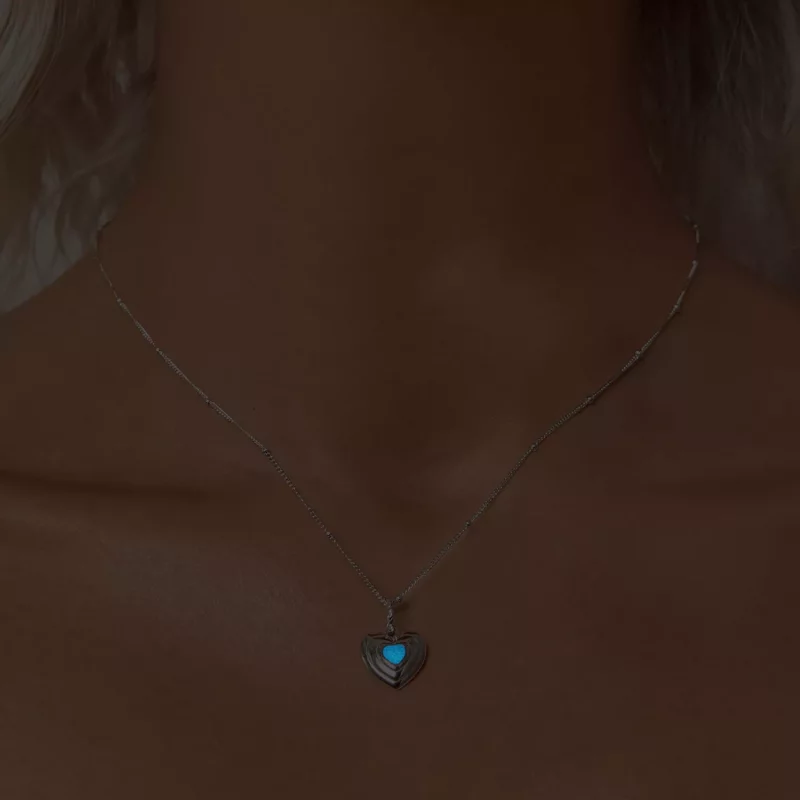 (afbeelding voor) PANDORA Stijl Hart ketting - BSN375 - Bekijken 6