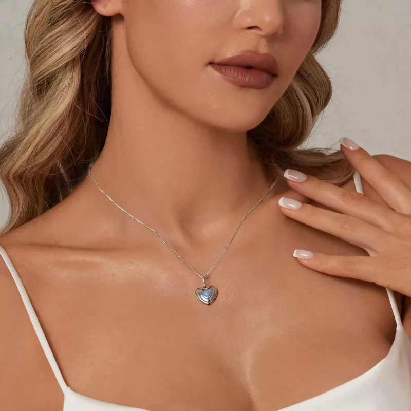 (afbeelding voor) PANDORA Stijl Hart ketting - BSN375 - Bekijken 7