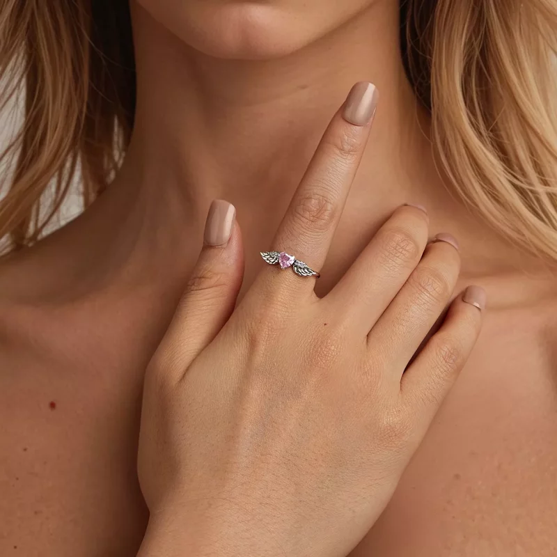 (afbeelding voor) PANDORA Stijl Hart Vleugels Ring - SCR874 - Bekijken 2