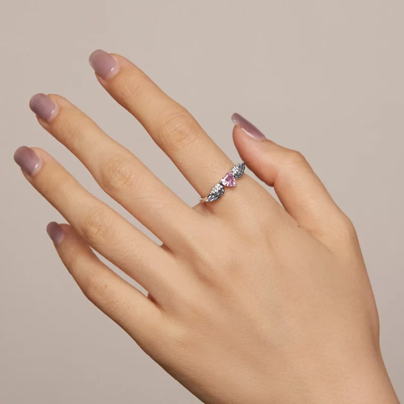 (afbeelding voor) PANDORA Stijl Hart Vleugels Ring - SCR874 - Bekijken 3